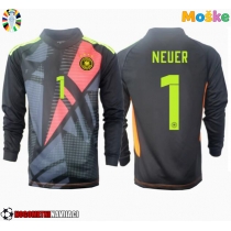 Moške Nogometnih dresov Nemčija Manuel Neuer #1 Vratar Domači EP 2024 Dolgi rokavi